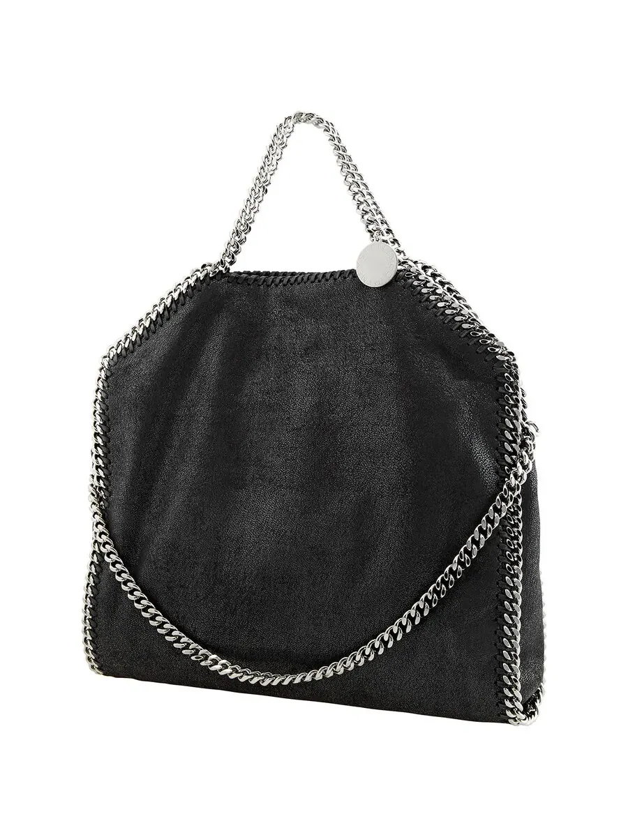 Женская сумка Stella McCartney Falabella Fold Over Black — изображение 3 из 6, черный