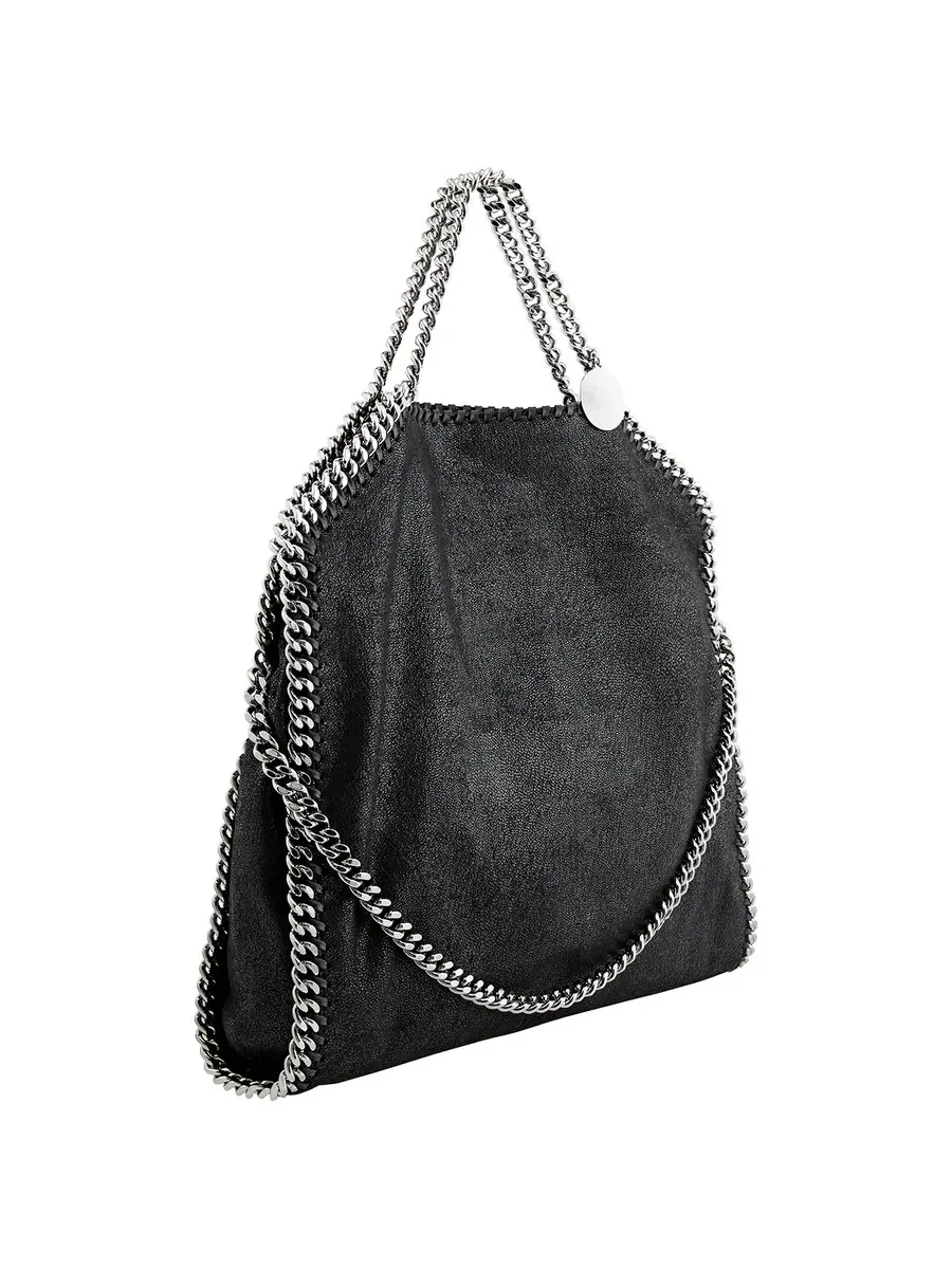 Женская сумка Stella McCartney Falabella Fold Over Black — изображение 4 из 6, черный