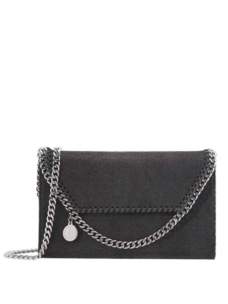 Миниатюрная сумка через плечо Stella McCartney Falabella — черный