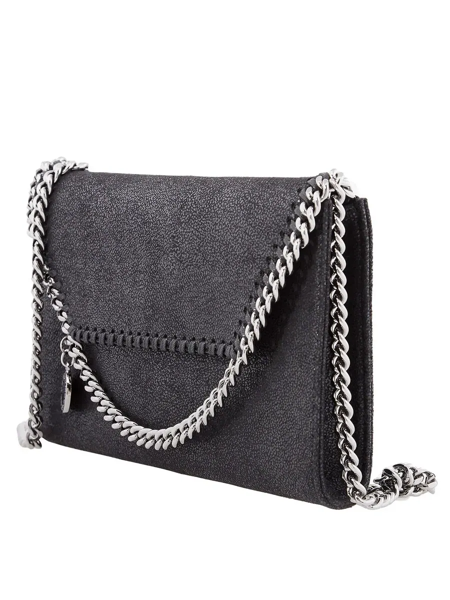 Миниатюрная сумка через плечо Stella McCartney Falabella — изображение 4 из 6, черный