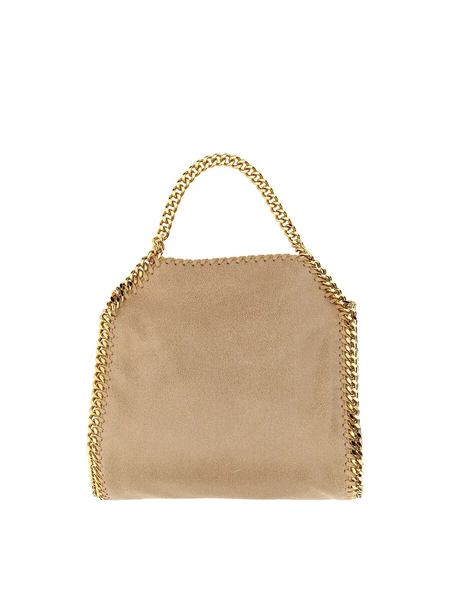 Мини-тоут сумка Stella McCartney Falabella — бежевый