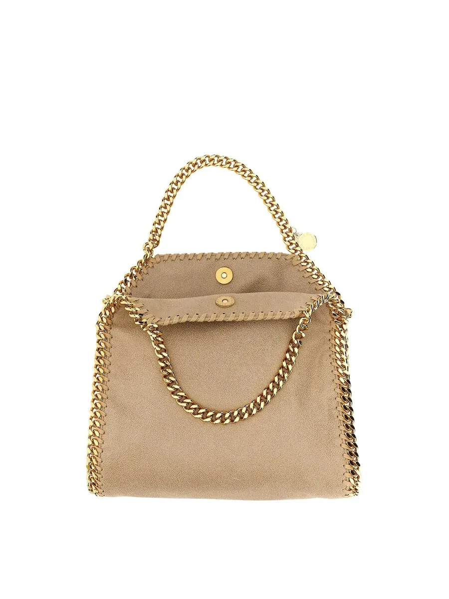 Мини-тоут сумка Stella McCartney Falabella — изображение 4 из 4, бежевый