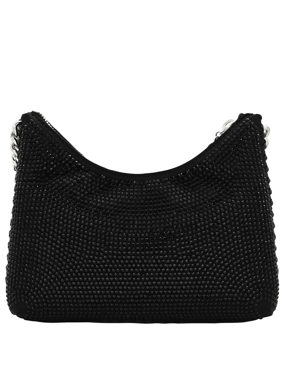 Мини-сумка на плечо Stella McCartney Falabella с молнией — изображение 5 из 6, черный