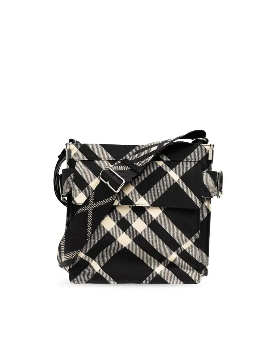 Плечевая сумка Burberry в клетку Trench