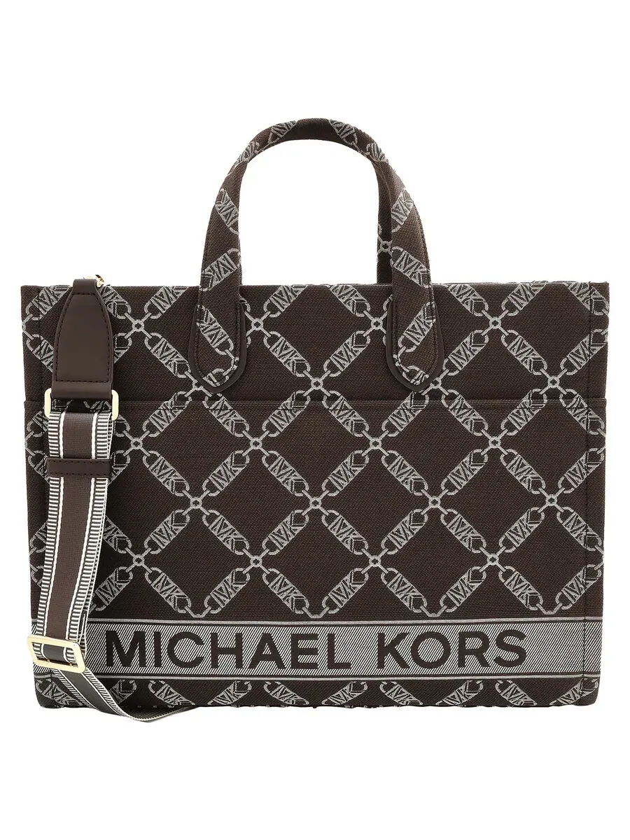 Сумка женская большая тоут хлопок, полиэстер Michael Kors Gigi Empire