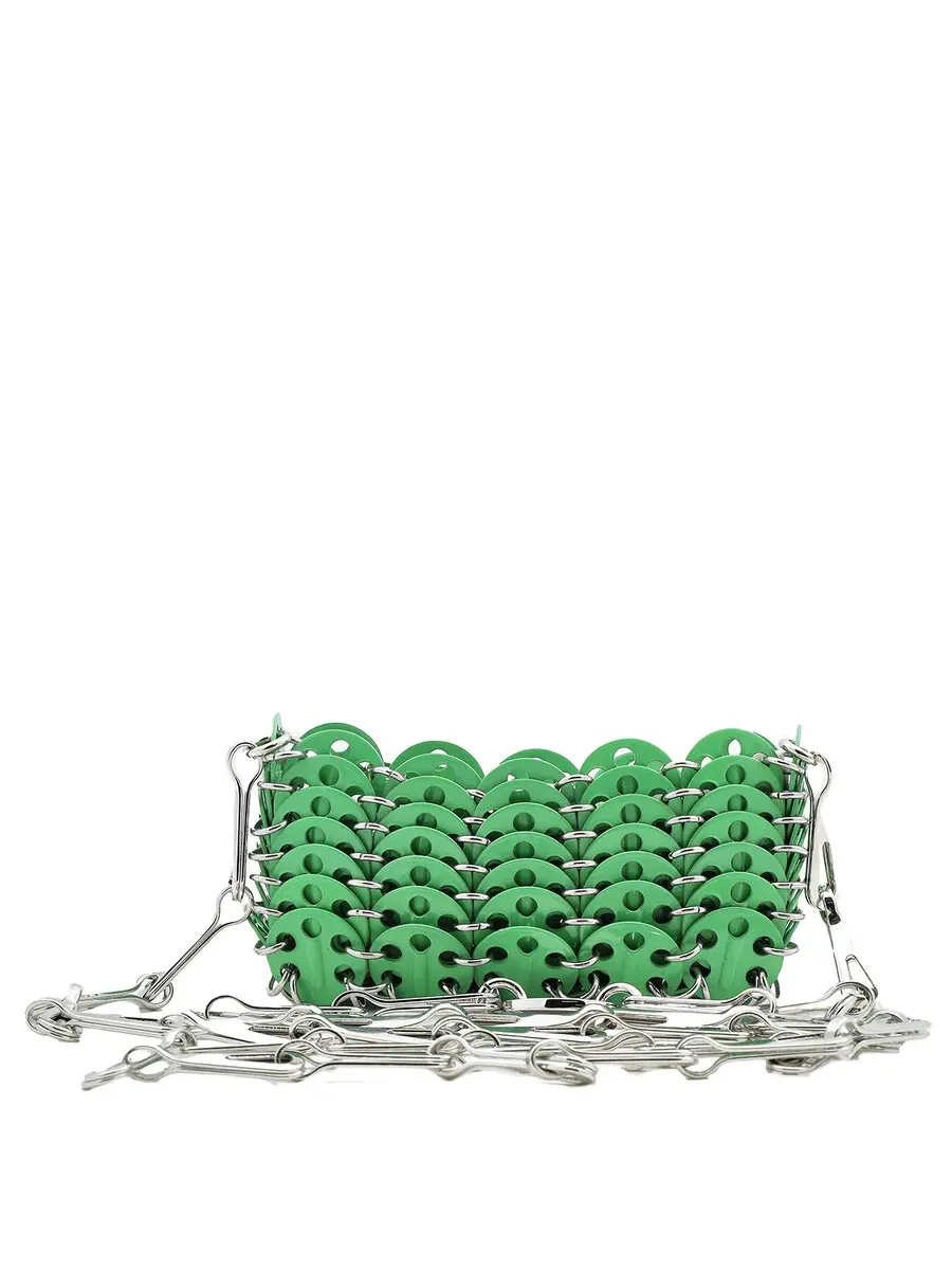 Сумка-кроссбоди Paco Rabanne Bright Green 1969 Micro — изображение 5 из 6, яркий зеленый