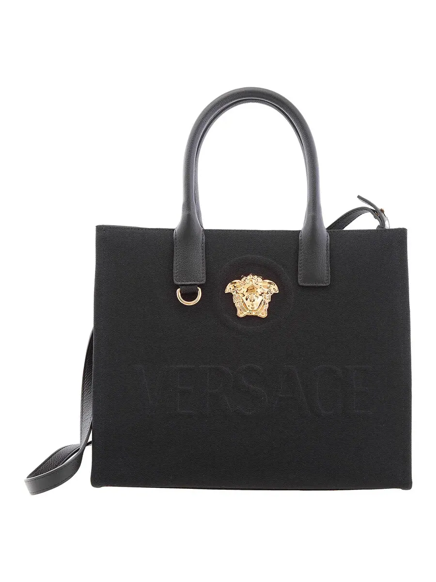 Маленькая сумка-тоут Versace La Medusa из канвы