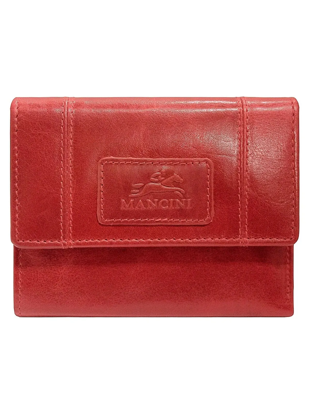 Маленький женский кошелек-клатч Casablanca Collection RFID Secure Mancini — изображение 1 из 19, красный