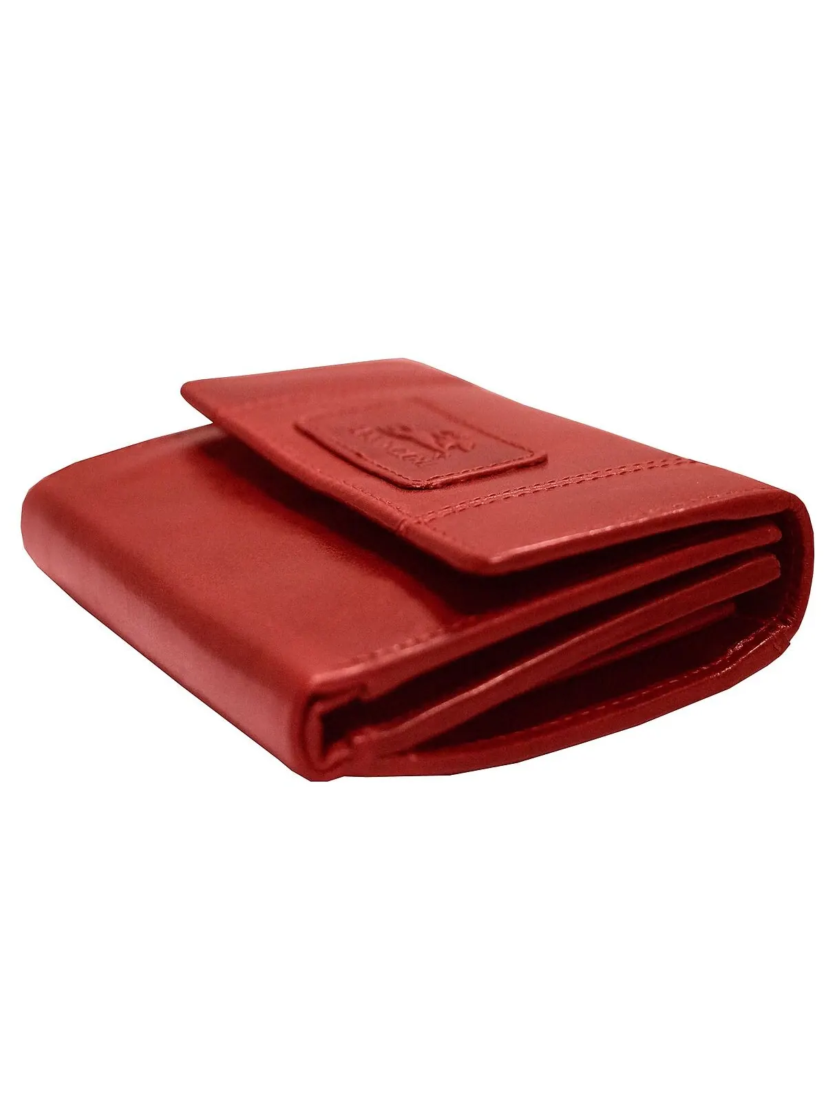 Маленький женский кошелек-клатч Casablanca Collection RFID Secure Mancini — изображение 2 из 19, красный