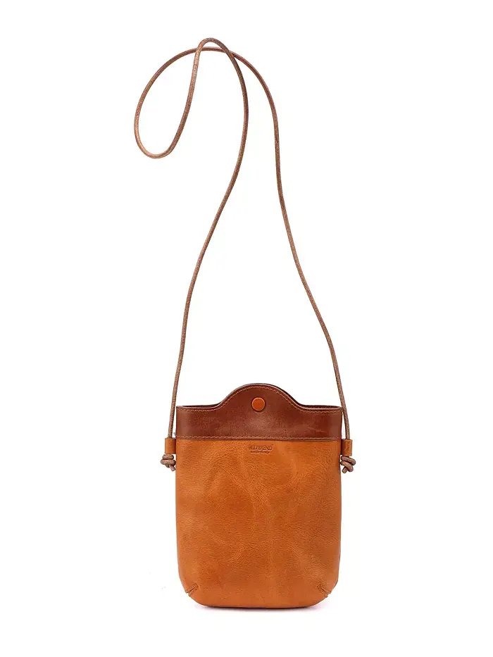 Женская кожаная сумка-кроссбоди Out West OLD TREND — изображение 1 из 6, коричневый