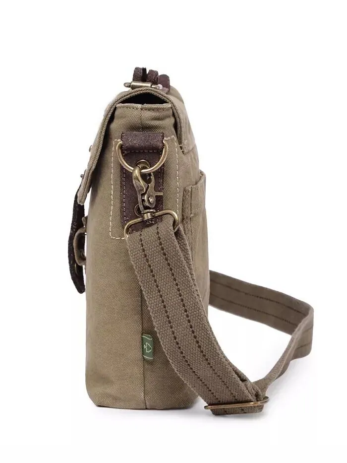 Сумка через плечо Coastal Canvas TSD BRAND — изображение 6 из 11, оливковый