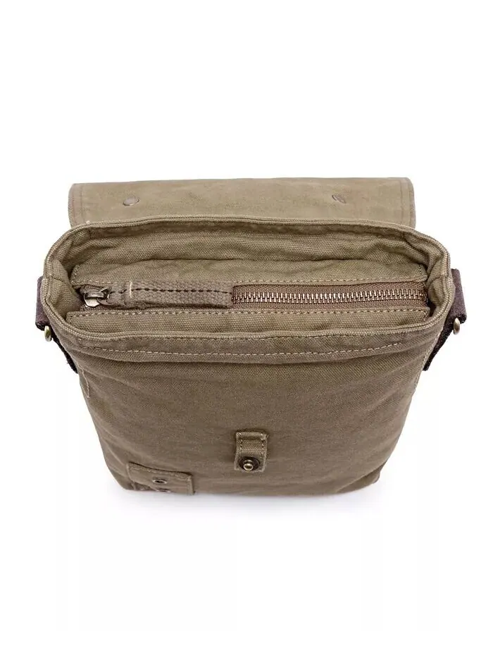 Сумка через плечо Coastal Canvas TSD BRAND — изображение 7 из 11, оливковый