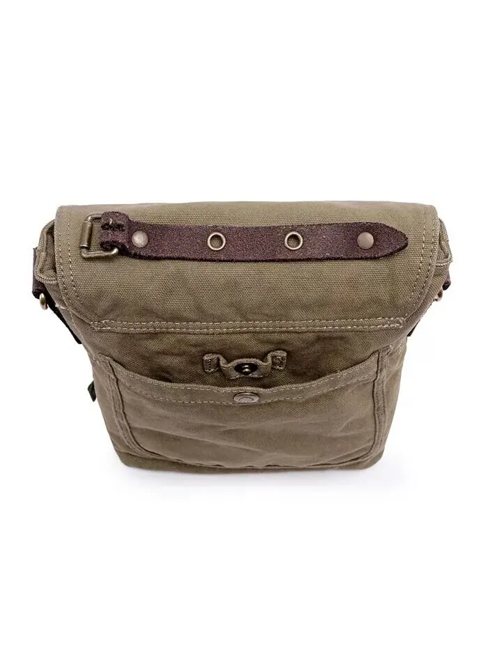 Сумка через плечо Coastal Canvas TSD BRAND — изображение 8 из 11, оливковый