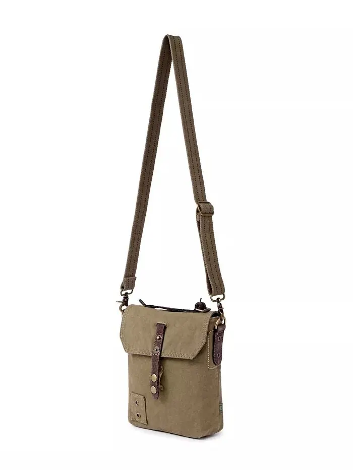Сумка через плечо Coastal Canvas TSD BRAND — изображение 9 из 11, оливковый