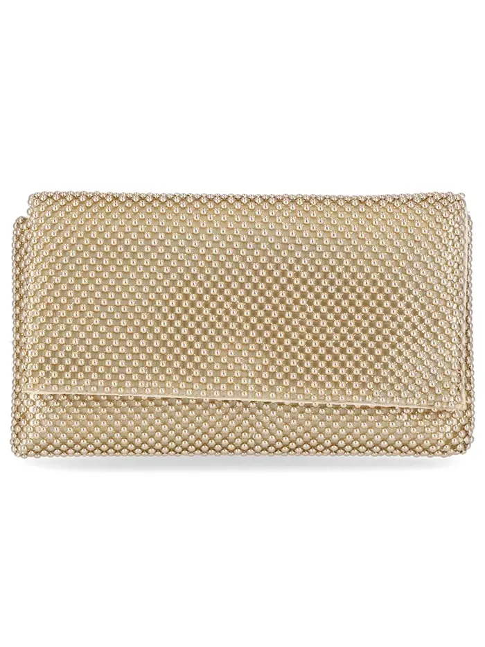 Клатч Prudence Shiny Mesh I.N.C. International Concepts — изображение 1 из 6, золотистый/золотистый