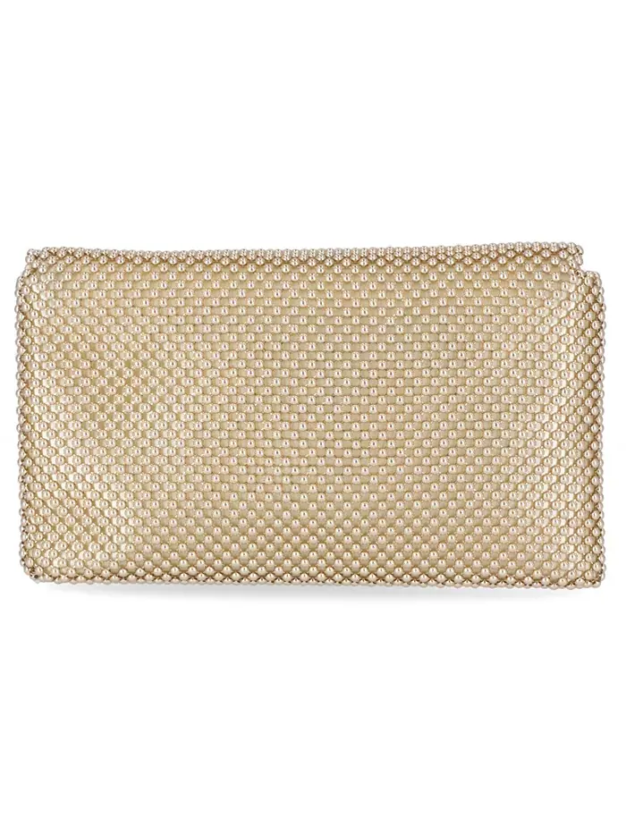 Клатч Prudence Shiny Mesh I.N.C. International Concepts — изображение 5 из 6, золотистый/золотистый