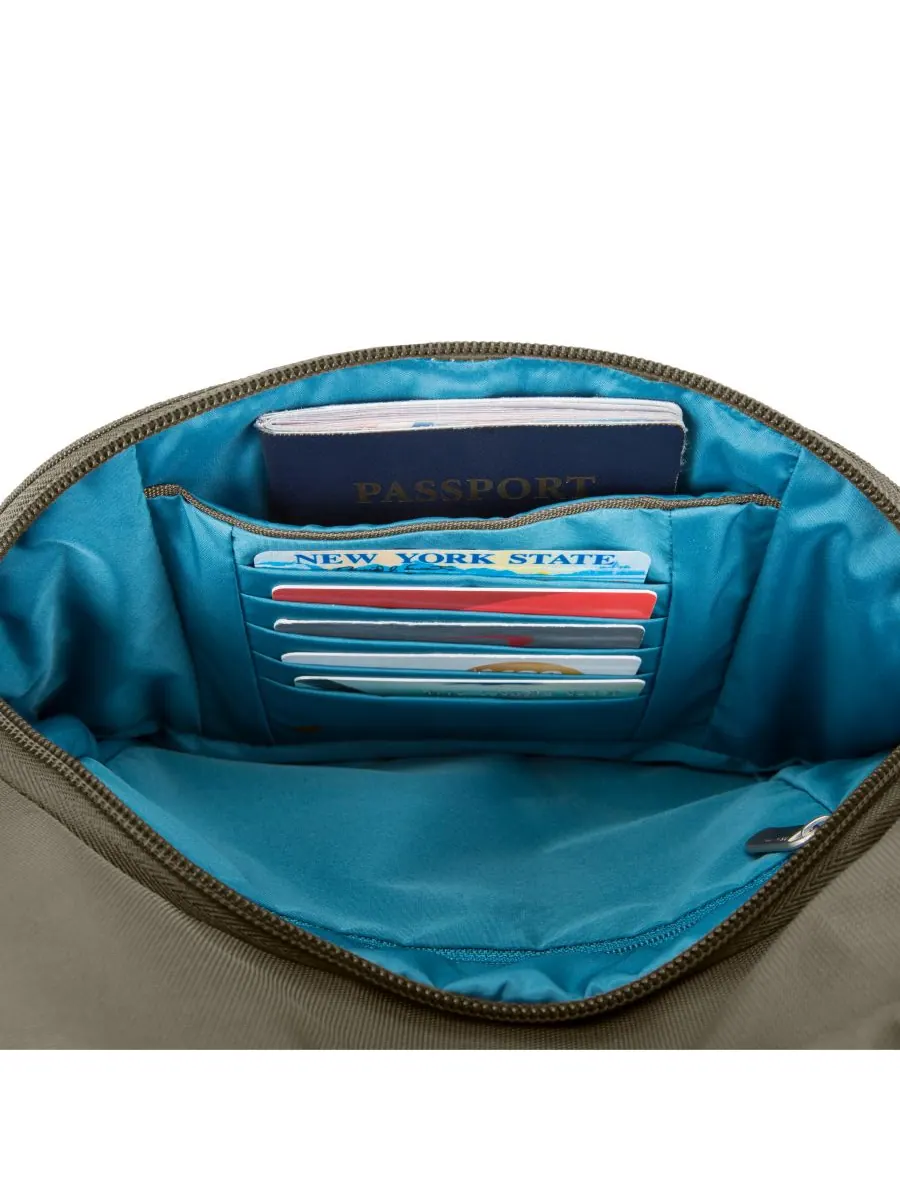 Противоугонная классическая сумка-мессенджер Essential Travelon — изображение 8 из 9, синий