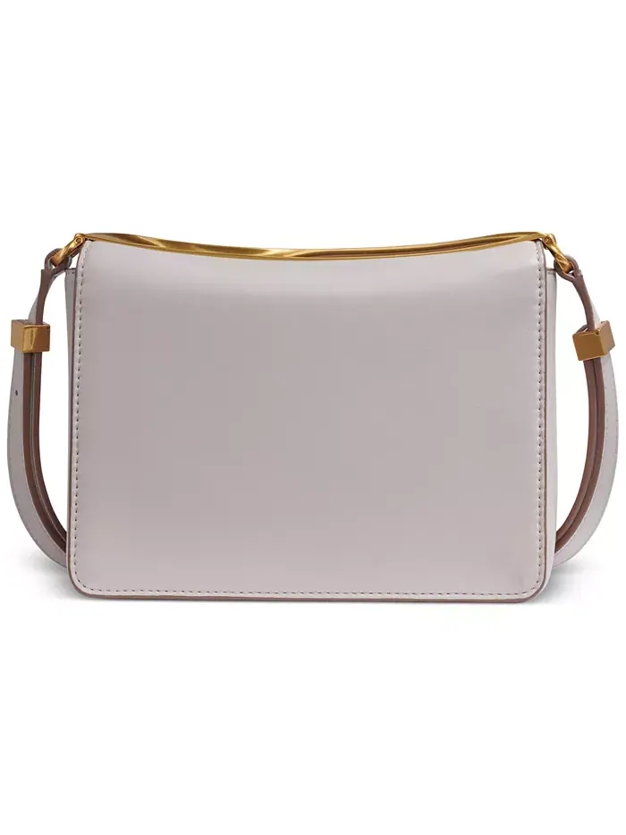 Сумка Jericho Flap Shoulder with Sculpted Hardware Donna Karan New York — изображение 5 из 6, бежевый