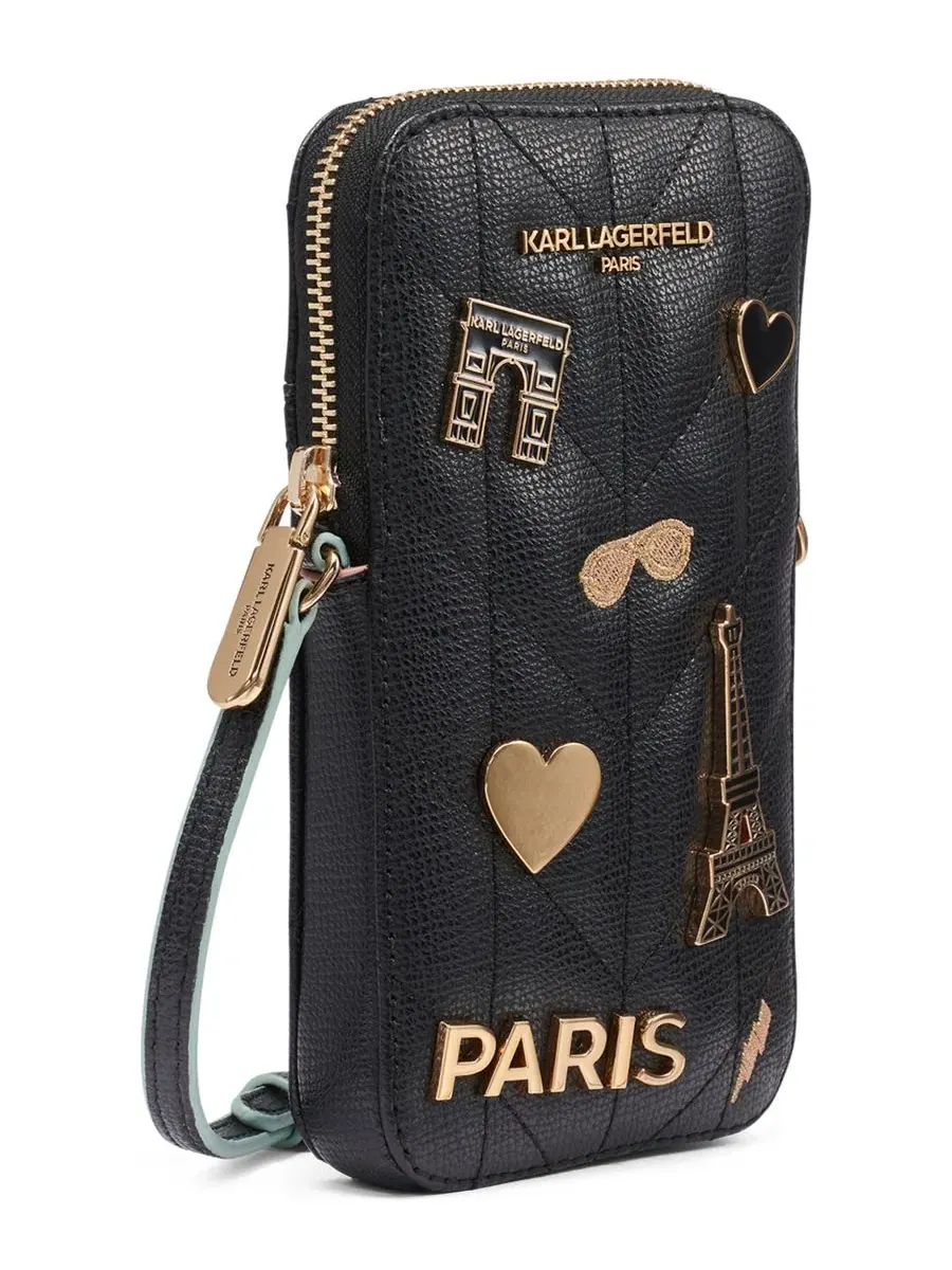 Мини-кошелек Maybelle Karl Lagerfeld Paris — изображение 3 из 5, черный мульти