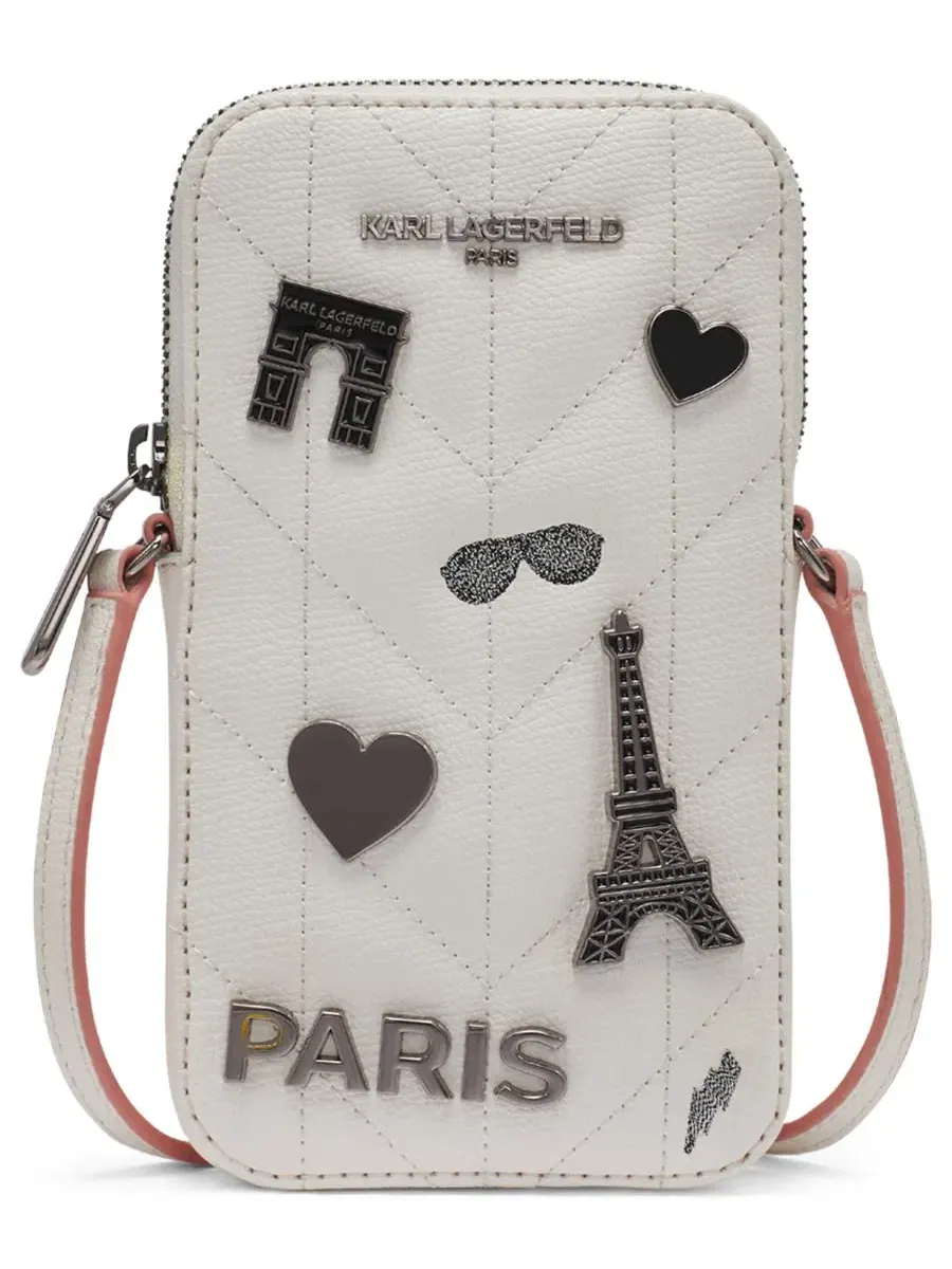 Мини-кошелек Maybelle Karl Lagerfeld Paris — изображение 1 из 5, белый мульти