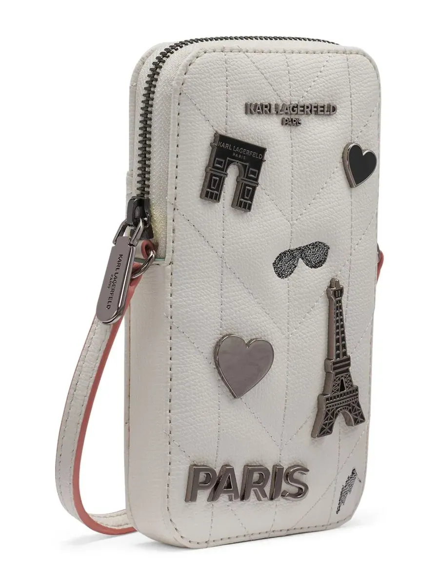 Мини-кошелек Maybelle Karl Lagerfeld Paris — изображение 3 из 5, белый мульти