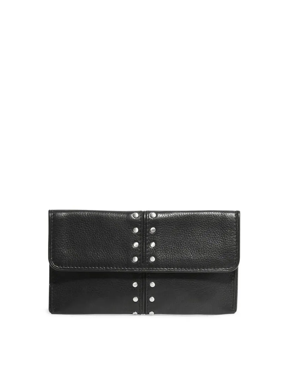 Женский складной кошелек Mittie American Leather Co. — изображение 1 из 3, черный