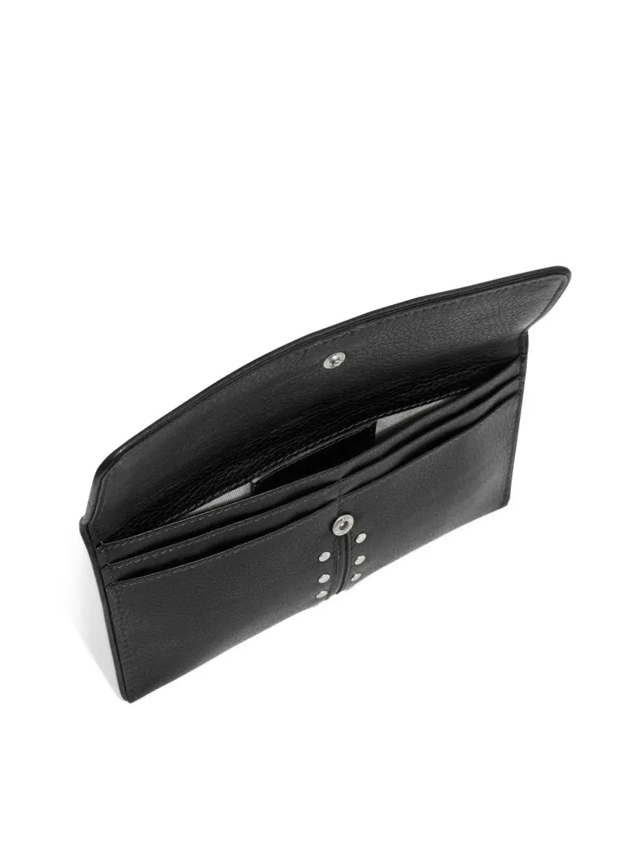 Женский складной кошелек Mittie American Leather Co. — изображение 3 из 3, черный