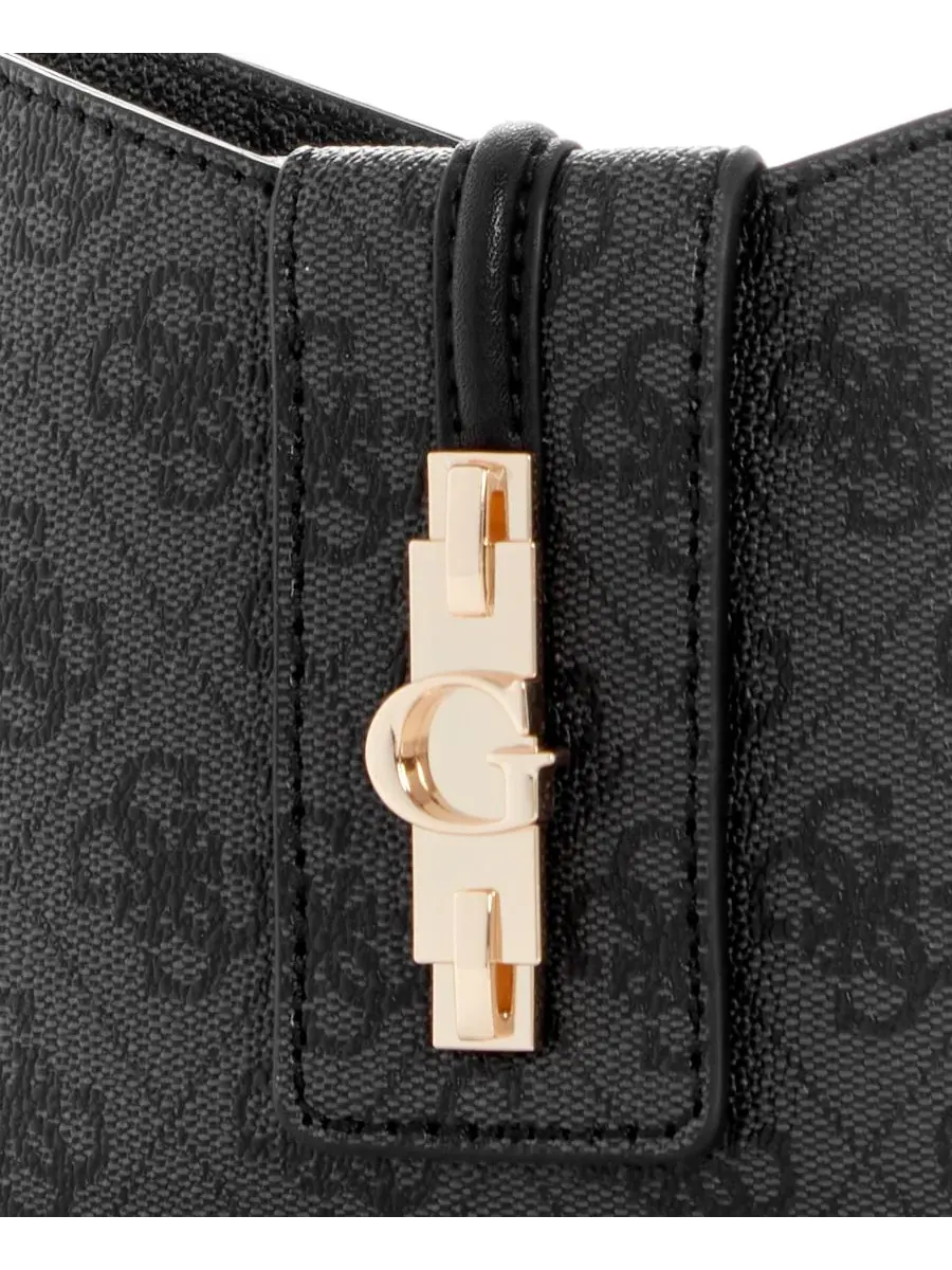 Сумка через плечо Yvonne Logo Small GUESS — изображение 4 из 6, угольный