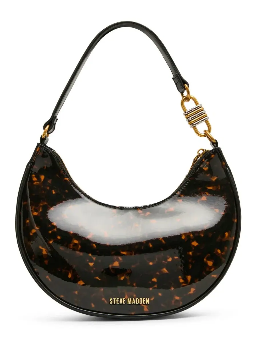 Женская сумка-хобо Lohan Small Hobo Handbag Steve Madden — изображение 2 из 6, коричневый