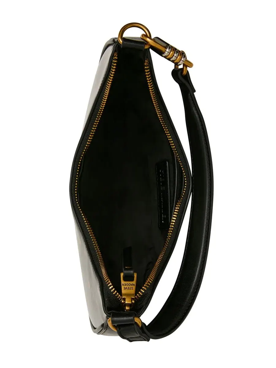 Женская сумка-хобо Lohan Small Hobo Handbag Steve Madden — изображение 4 из 6, коричневый