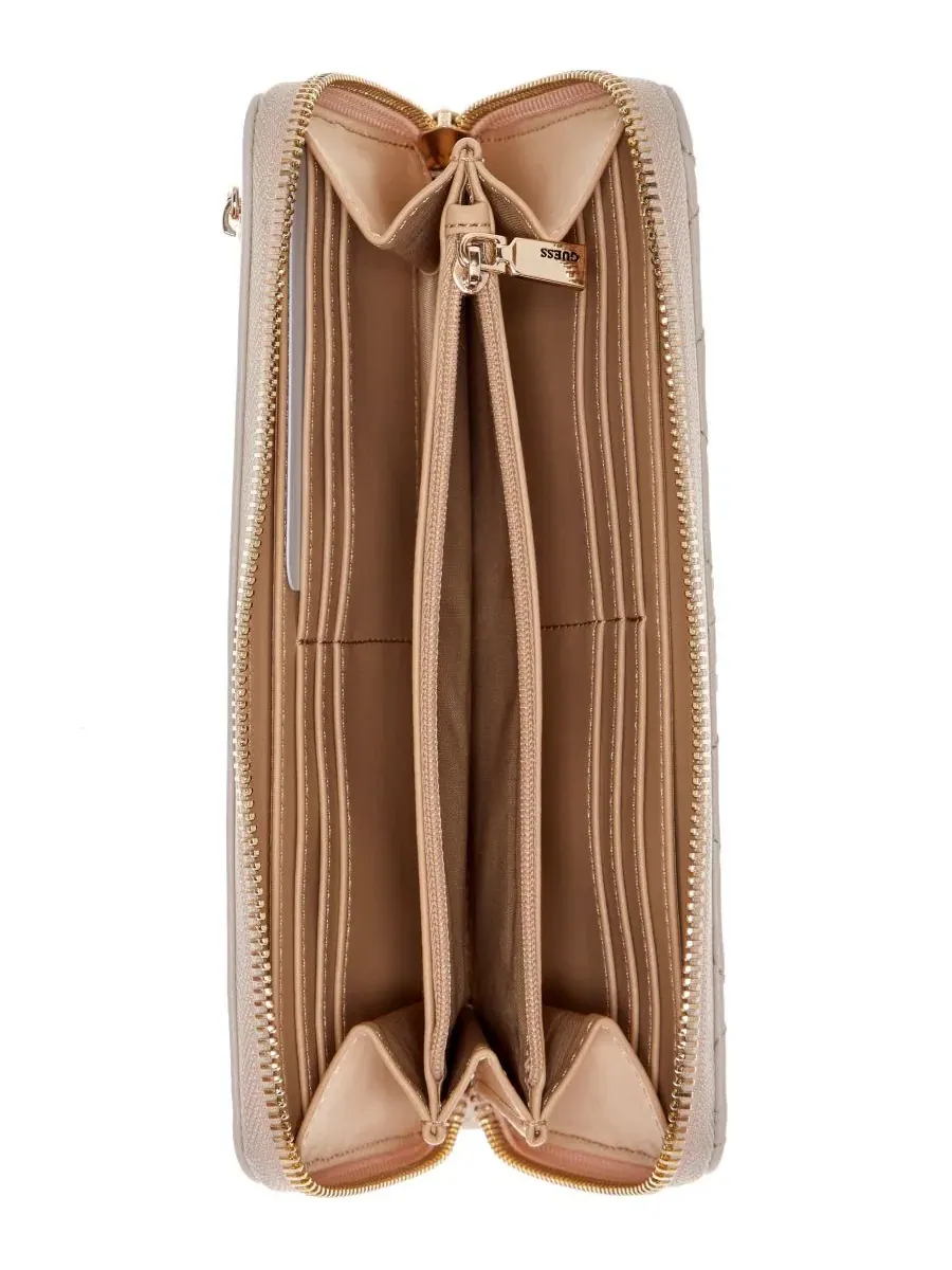 Кошелек-обложка Samantha Small GUESS — изображение 3 из 3, коричневый