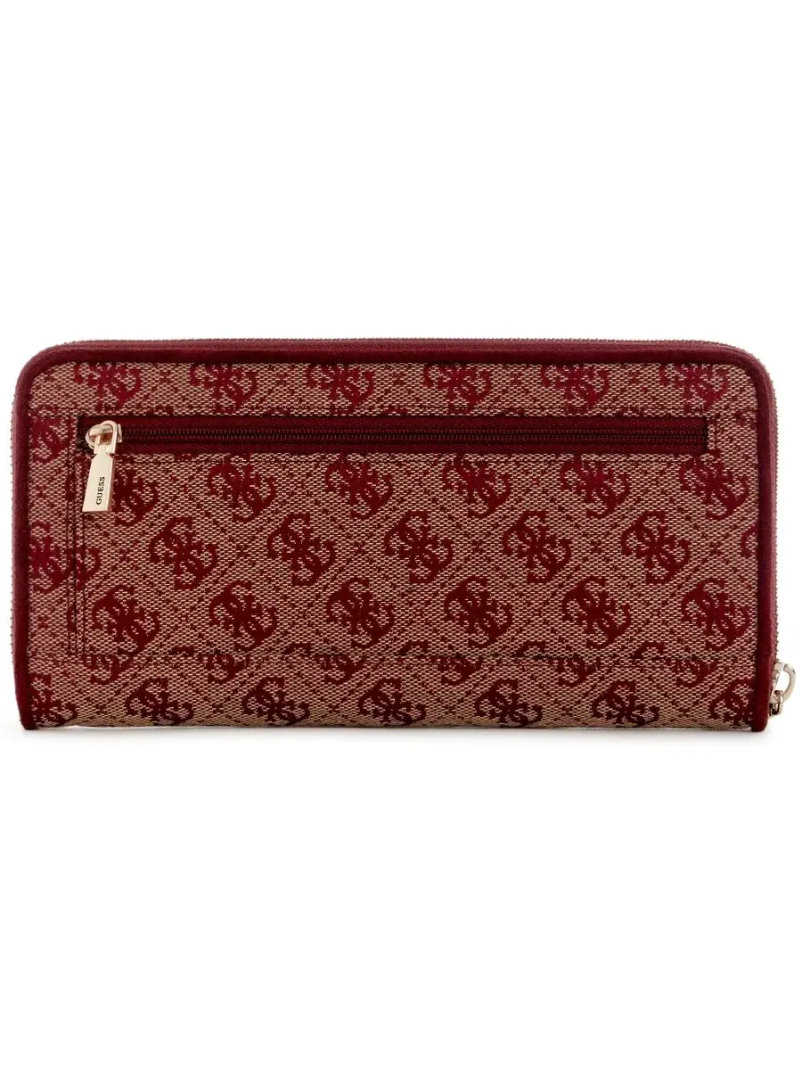 Кошелек-клатч Samantha Small Zip Around Wallet GUESS, Merlot Lgo — изображение 2 из 3