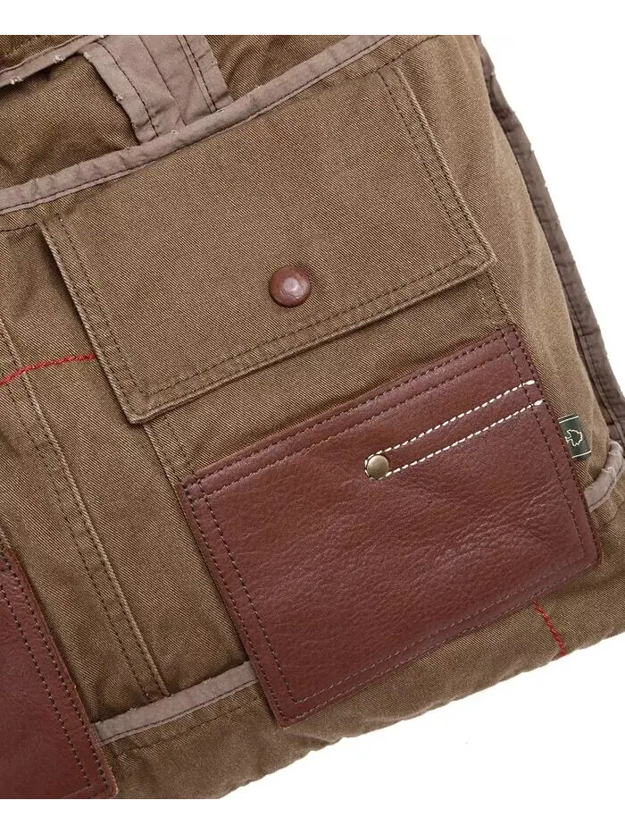 Холщовая сумка Lake Toya TSD BRAND — изображение 12 из 13, оливковый