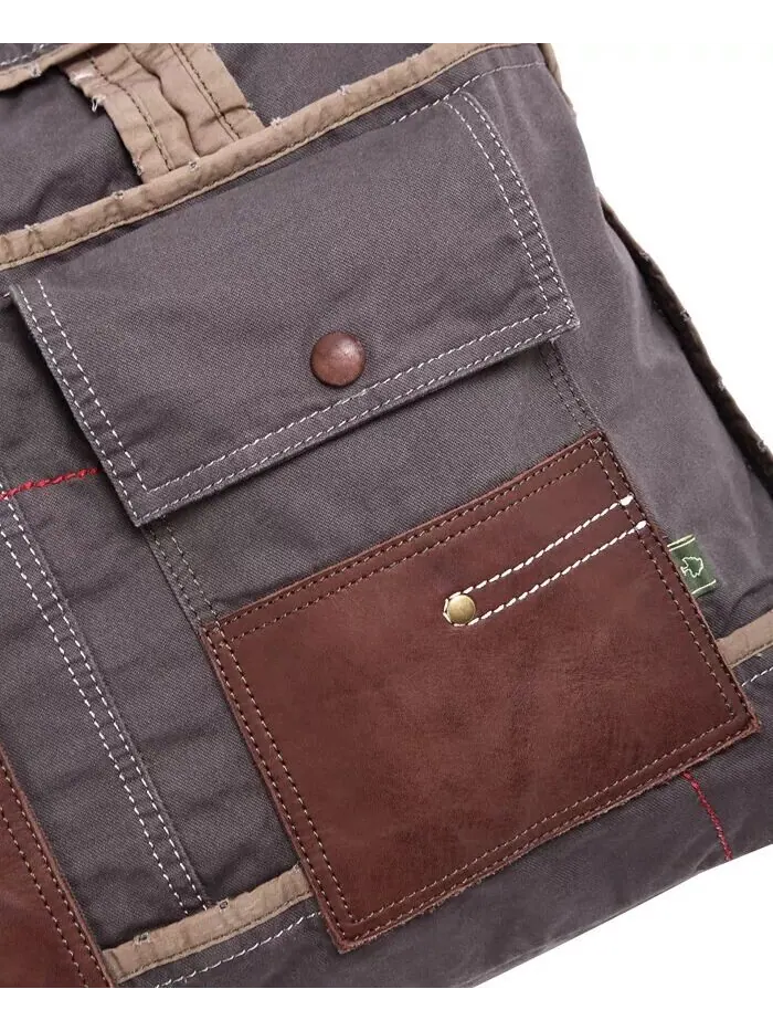 Холщовая сумка Lake Toya TSD BRAND — изображение 11 из 13, серый