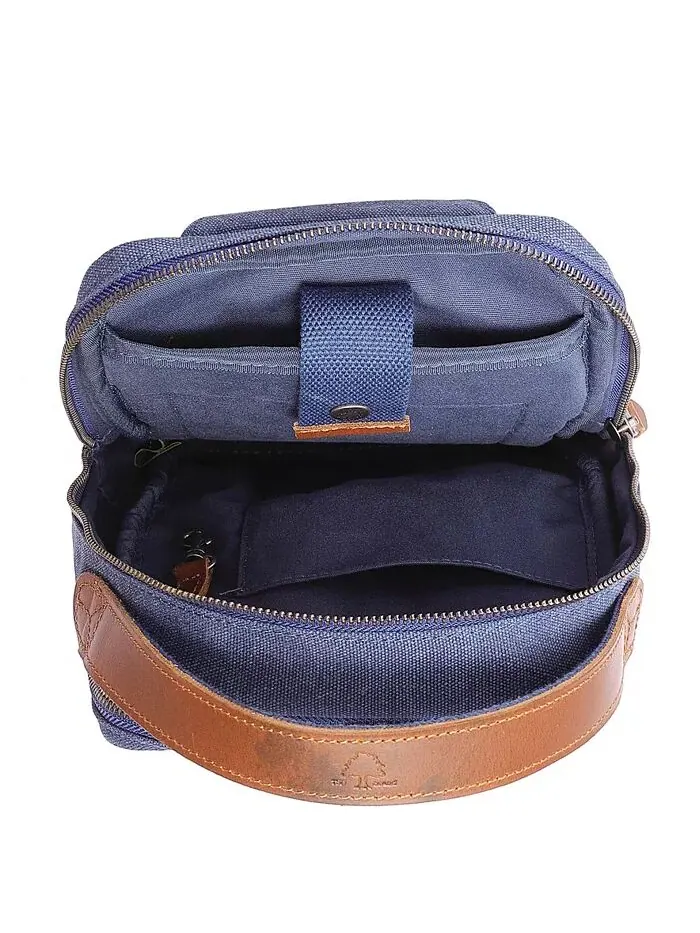 Сумка-слинг Madrone Convertible Canvas TSD BRAND — изображение 3 из 15, темно-синий