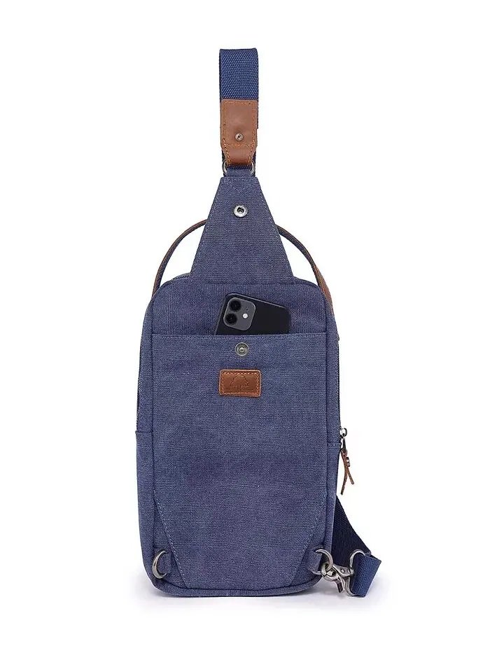 Сумка-слинг Madrone Convertible Canvas TSD BRAND — изображение 6 из 15, темно-синий