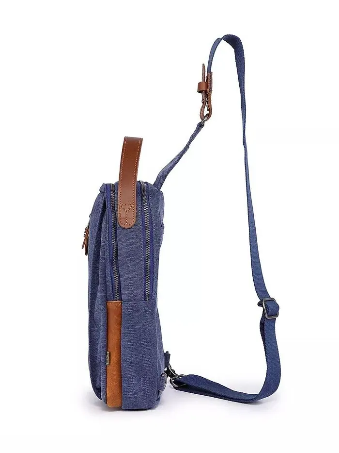 Сумка-слинг Madrone Convertible Canvas TSD BRAND — изображение 7 из 15, темно-синий