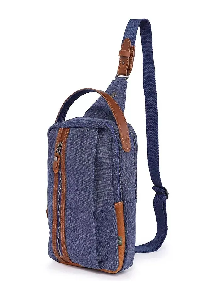 Сумка-слинг Madrone Convertible Canvas TSD BRAND — изображение 8 из 15, темно-синий