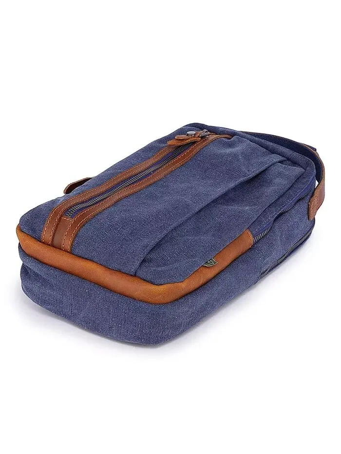 Сумка-слинг Madrone Convertible Canvas TSD BRAND — изображение 10 из 15, темно-синий