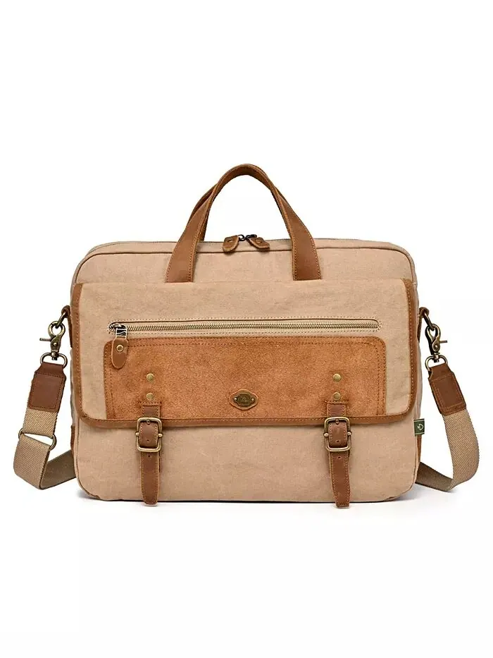 Сумка-бриф Valley Oak Canvas TSD BRAND — изображение 1 из 14, хаки