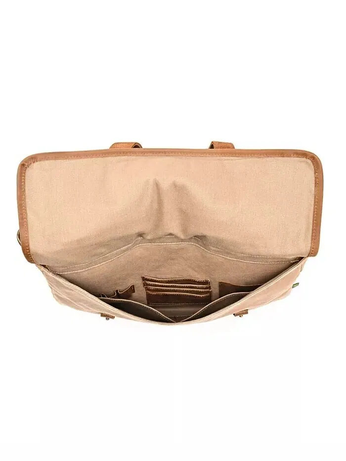 Сумка-бриф Valley Oak Canvas TSD BRAND — изображение 13 из 14, хаки