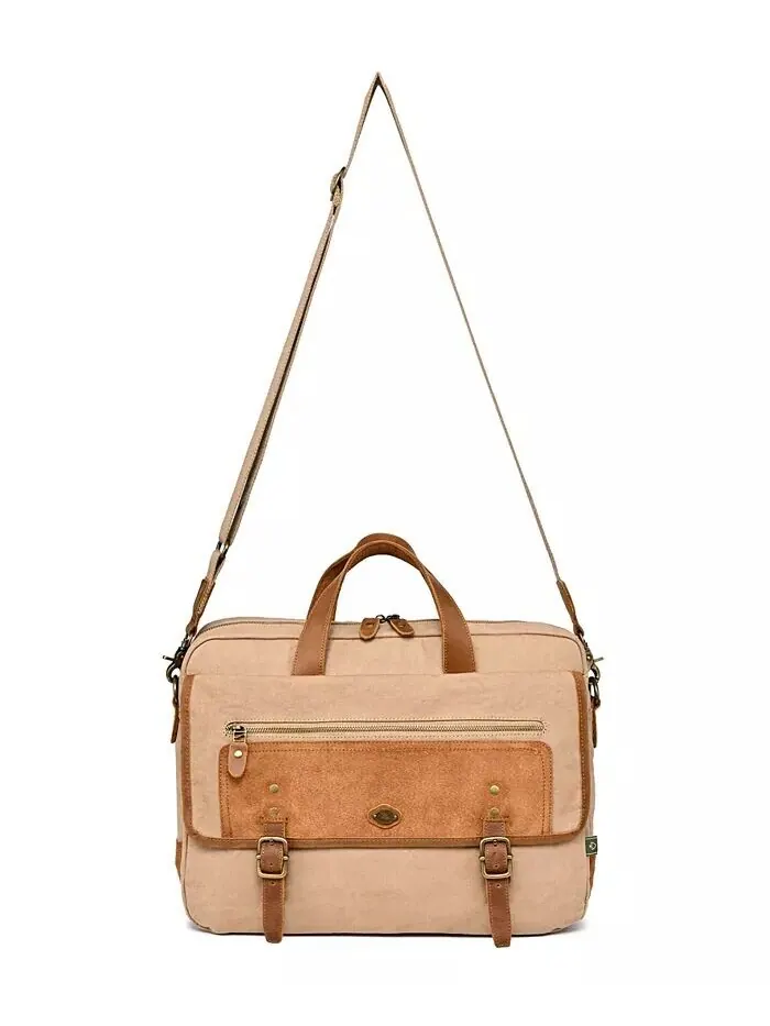 Сумка-бриф Valley Oak Canvas TSD BRAND — изображение 4 из 14, хаки