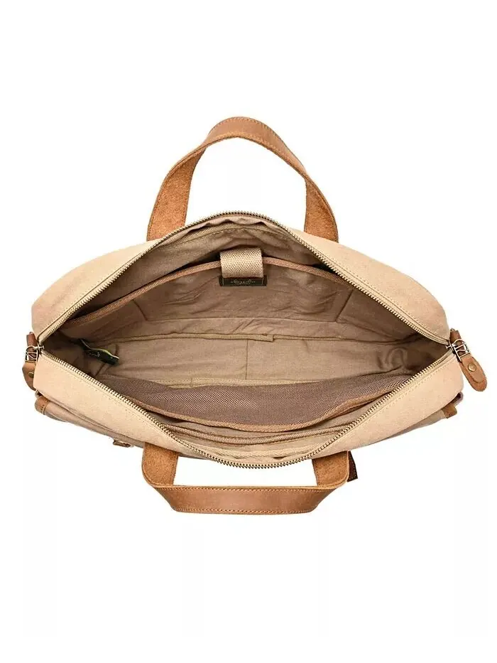 Сумка-бриф Valley Oak Canvas TSD BRAND — изображение 5 из 14, хаки