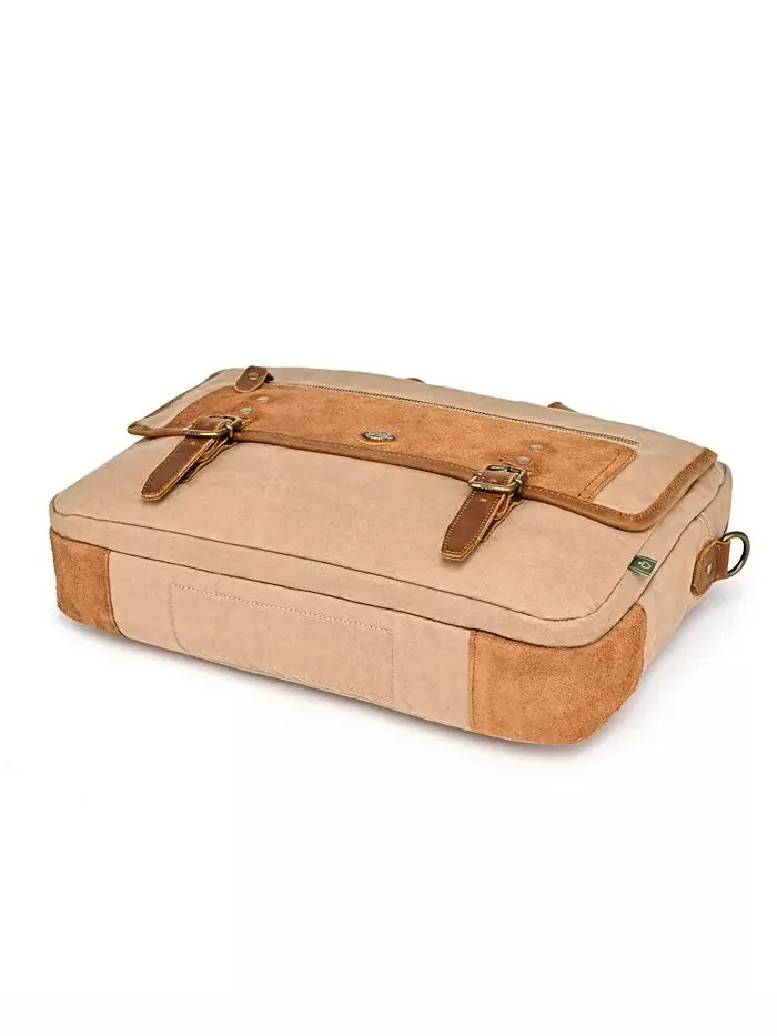 Сумка-бриф Valley Oak Canvas TSD BRAND — изображение 10 из 14, хаки