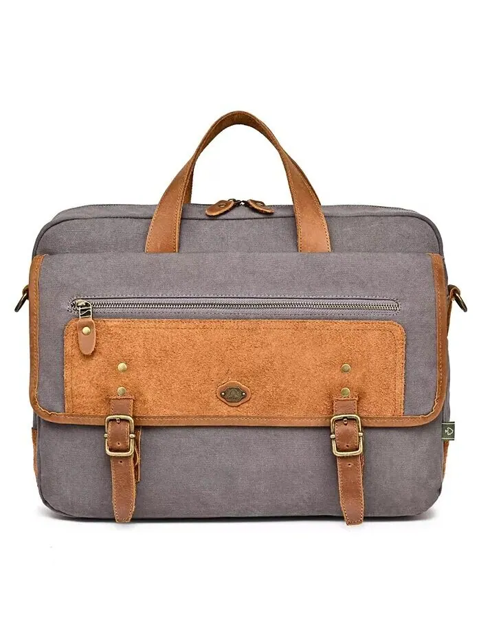 Сумка-бриф Valley Oak Canvas TSD BRAND — серый