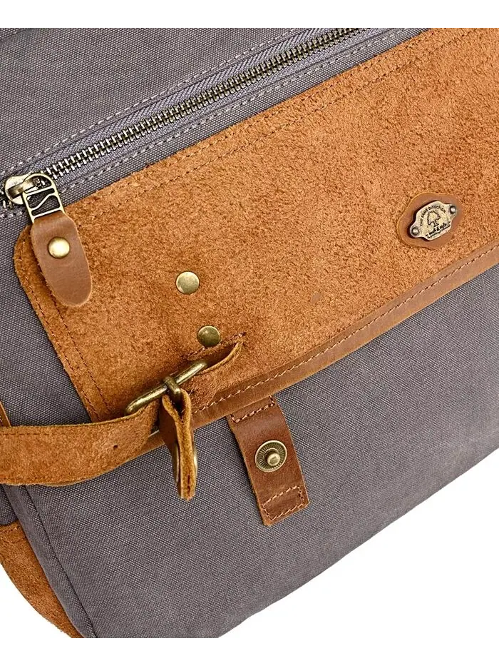 Сумка-бриф Valley Oak Canvas TSD BRAND — изображение 14 из 14, серый