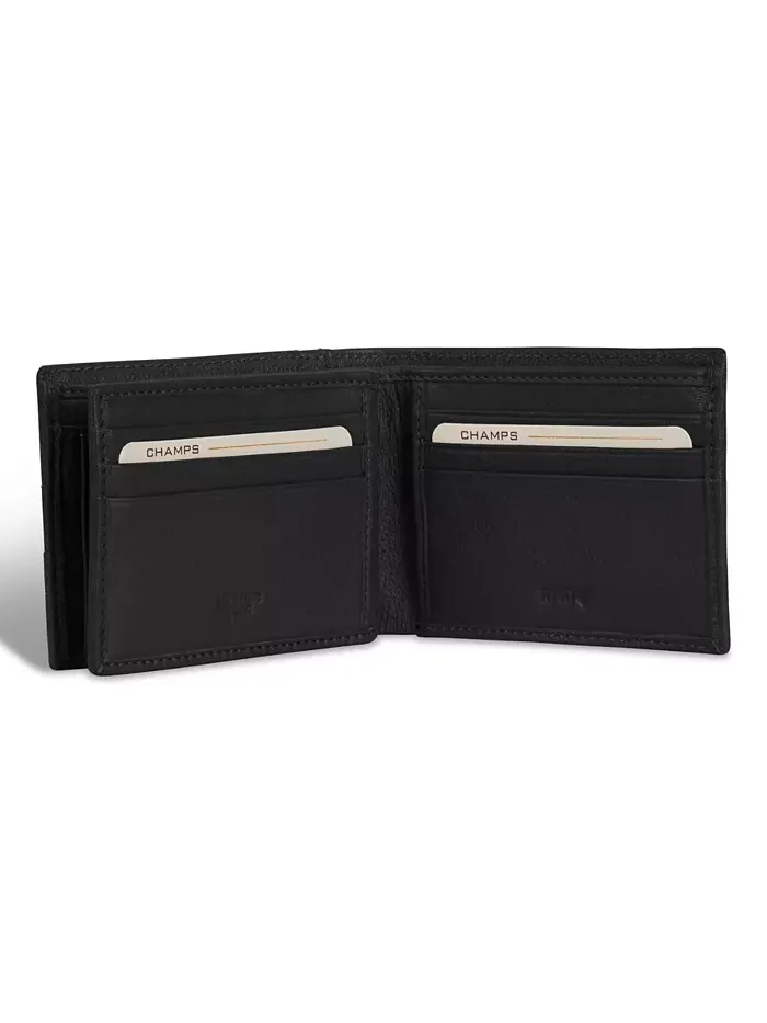 Мужской кожаный кошелек Onyx Collection Access Center Wing CHAMPS — изображение 9 из 11, коричневый
