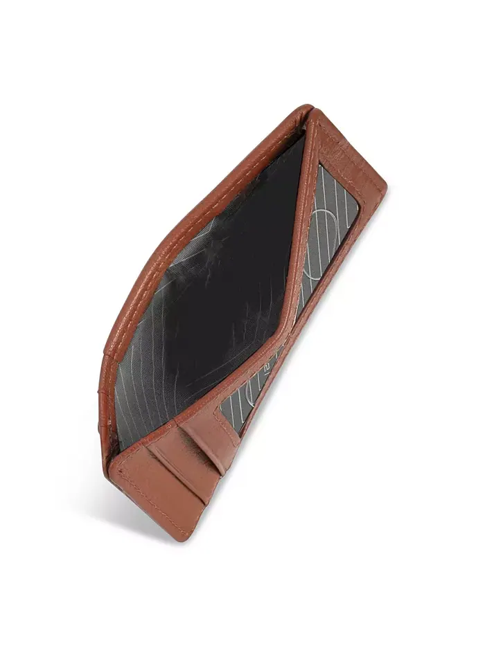 Мужской кожаный картхолдер Onyx Collection CHAMPS — изображение 7 из 9, черный