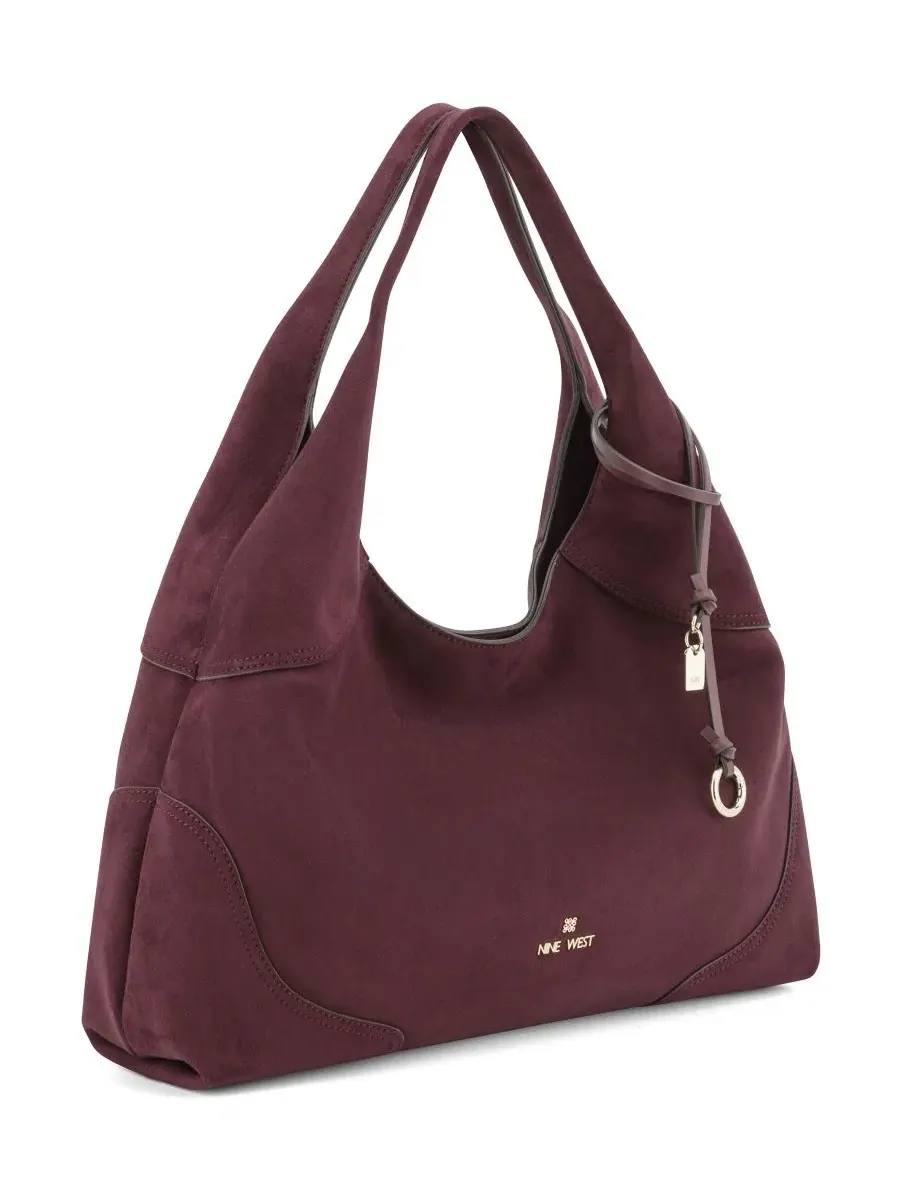 Сумка через плечо Allie Triple Compartment Extra-Large Nine West — изображение 3 из 4, черничный