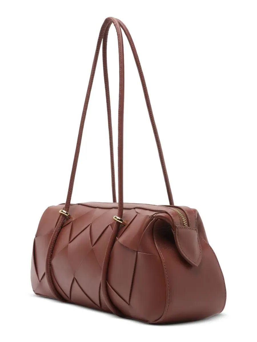 Сумка через плечо Sarah Large Leather Shoulder Handbag Arezzo — изображение 3 из 5, шоколад